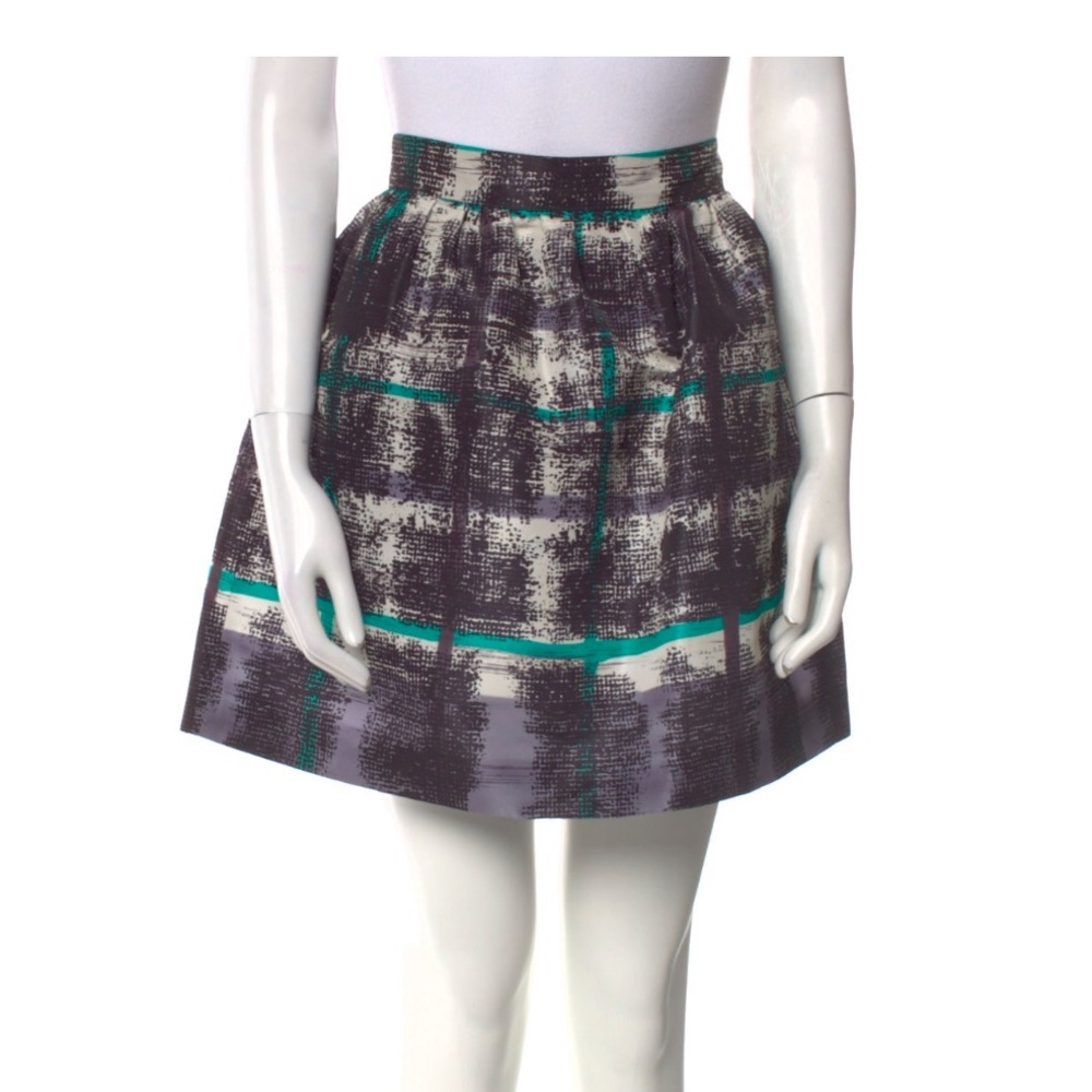 RED Valentino a-line graphic skirt with pockets